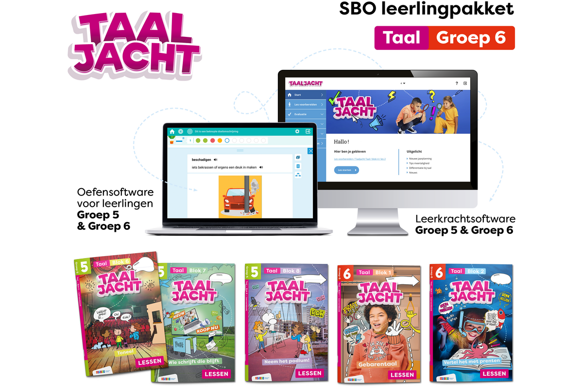 Taaljacht Taal Leerpakket SPECIAAL BASISONDERWIJS groep 6