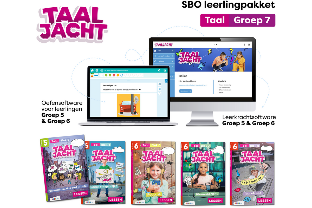 Taaljacht Taal Leerpakket SPECIAAL BASISONDERWIJS groep 7
