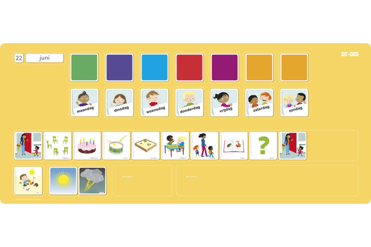 Schatkist 3 - Routine rekenen (tijd) weekkalender (excl. kaartjes)