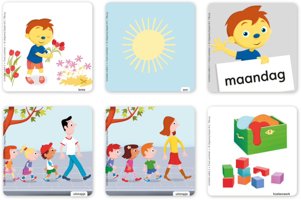Schatkist 3 - Kaartjes weekkalender