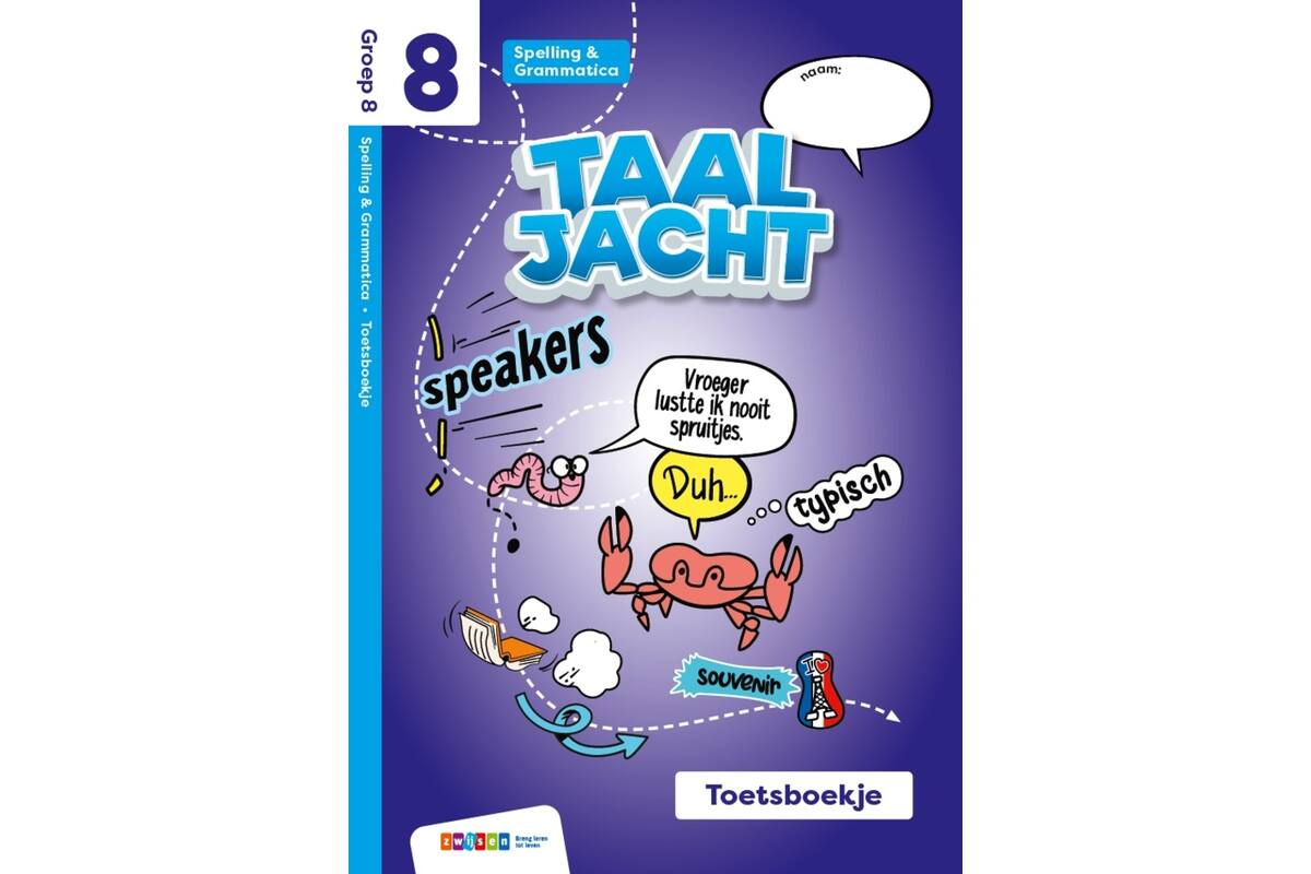 Taaljacht Spelling & grammatica groep 8 toetsboek