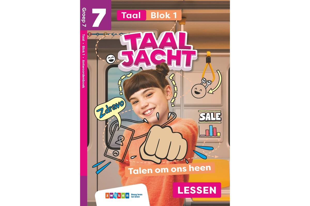 Taaljacht Taal groep 7 antwoordenboek blok 1-8