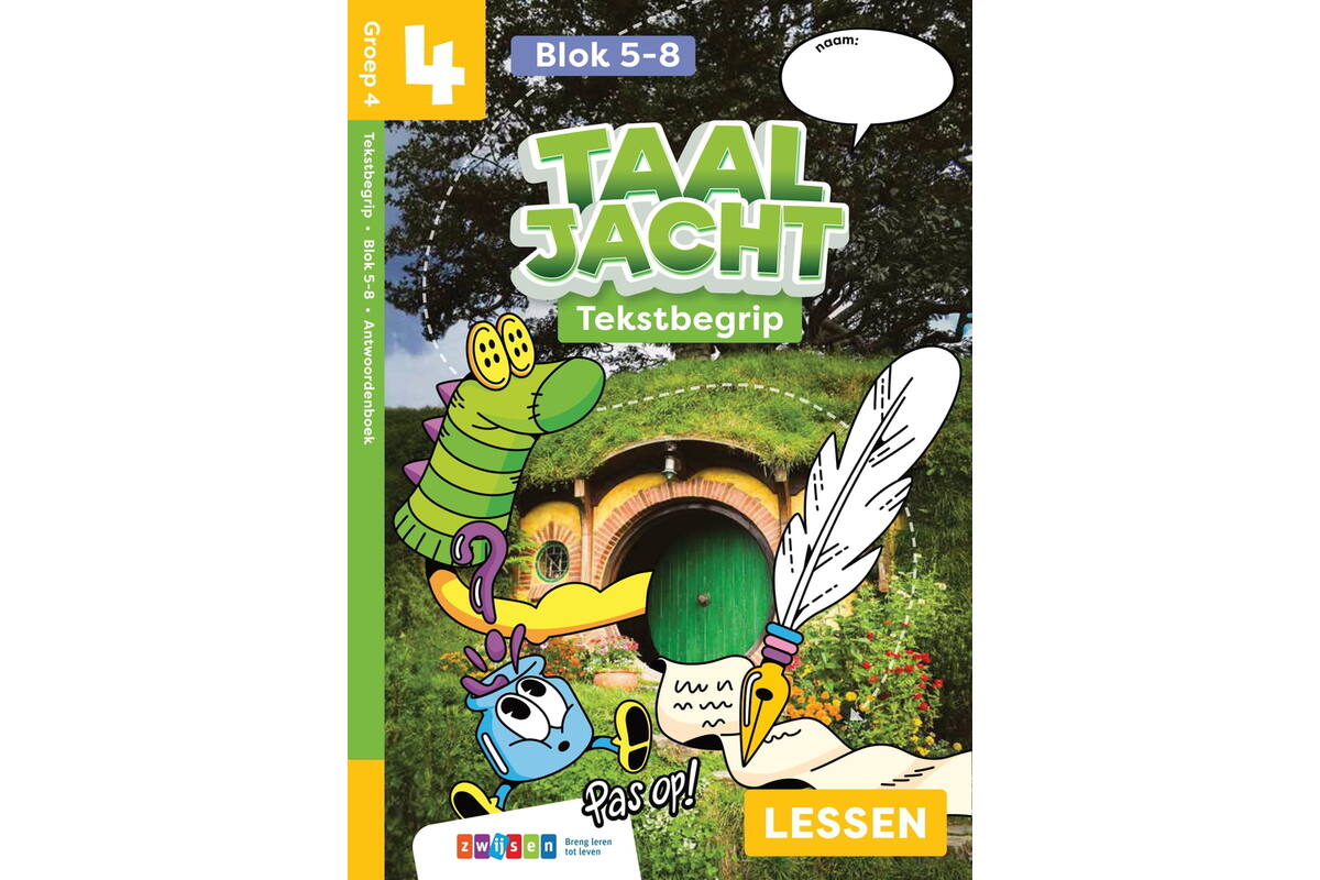 Taaljacht Tekstbegrip groep 4 antwoordenboek blok 5-8