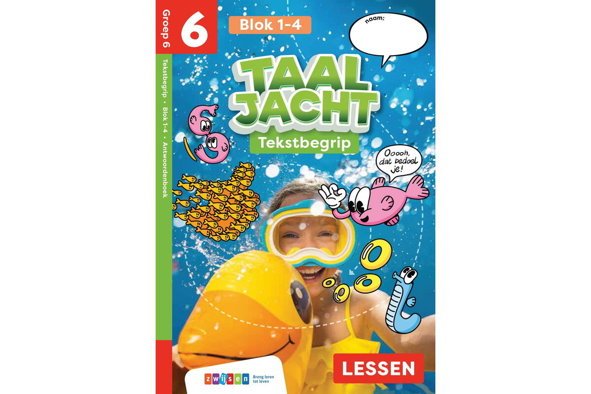 Taaljacht Tekstbegrip groep 6 antwoordenboek blok 1-4
