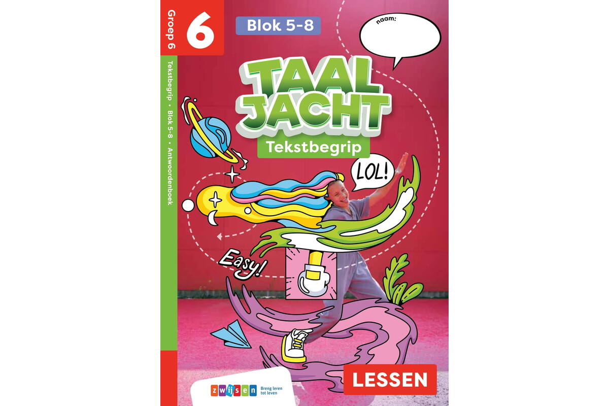 Taaljacht Tekstbegrip groep 6 antwoordenboek blok 5-8
