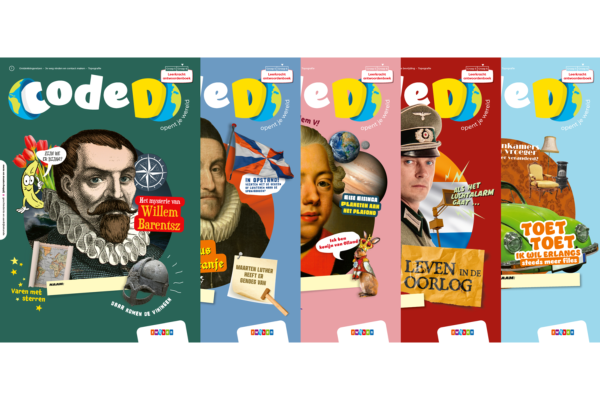 Code D groep 6 antwoordenboeken Mens en Maatschappij thema 1-5