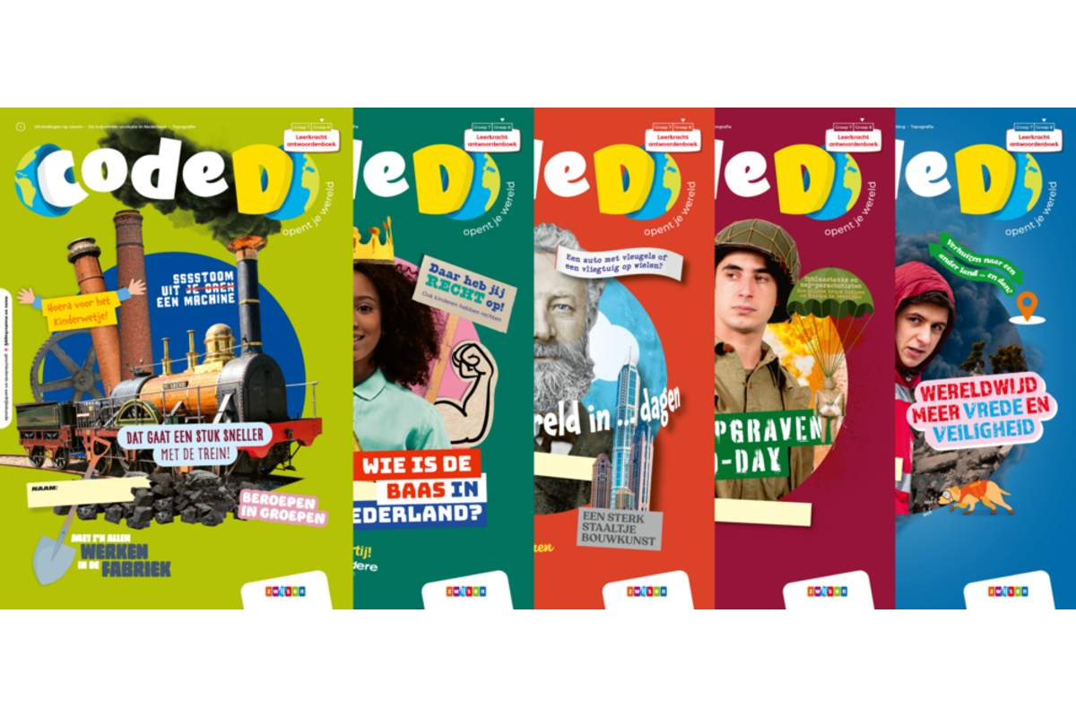 Code D groep 8 antwoordenboeken Mens en Maatschappij thema 1-5