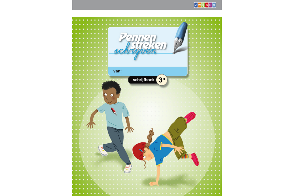 Pennenstreken 2 groep 3 - schrijfboek 3A verbonden schrift (5 stuks)