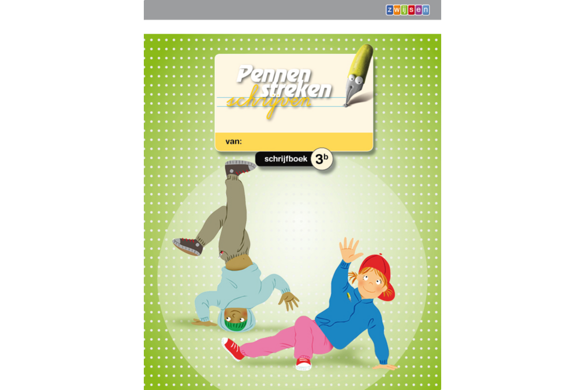 Pennenstreken 2 groep 3 - schrijfboek 3B verbonden schrift (5 stuks)