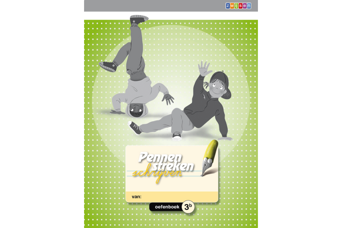 Pennenstreken 2 groep 3 - oefenboek 3B verbonden schrift (5 stuks)