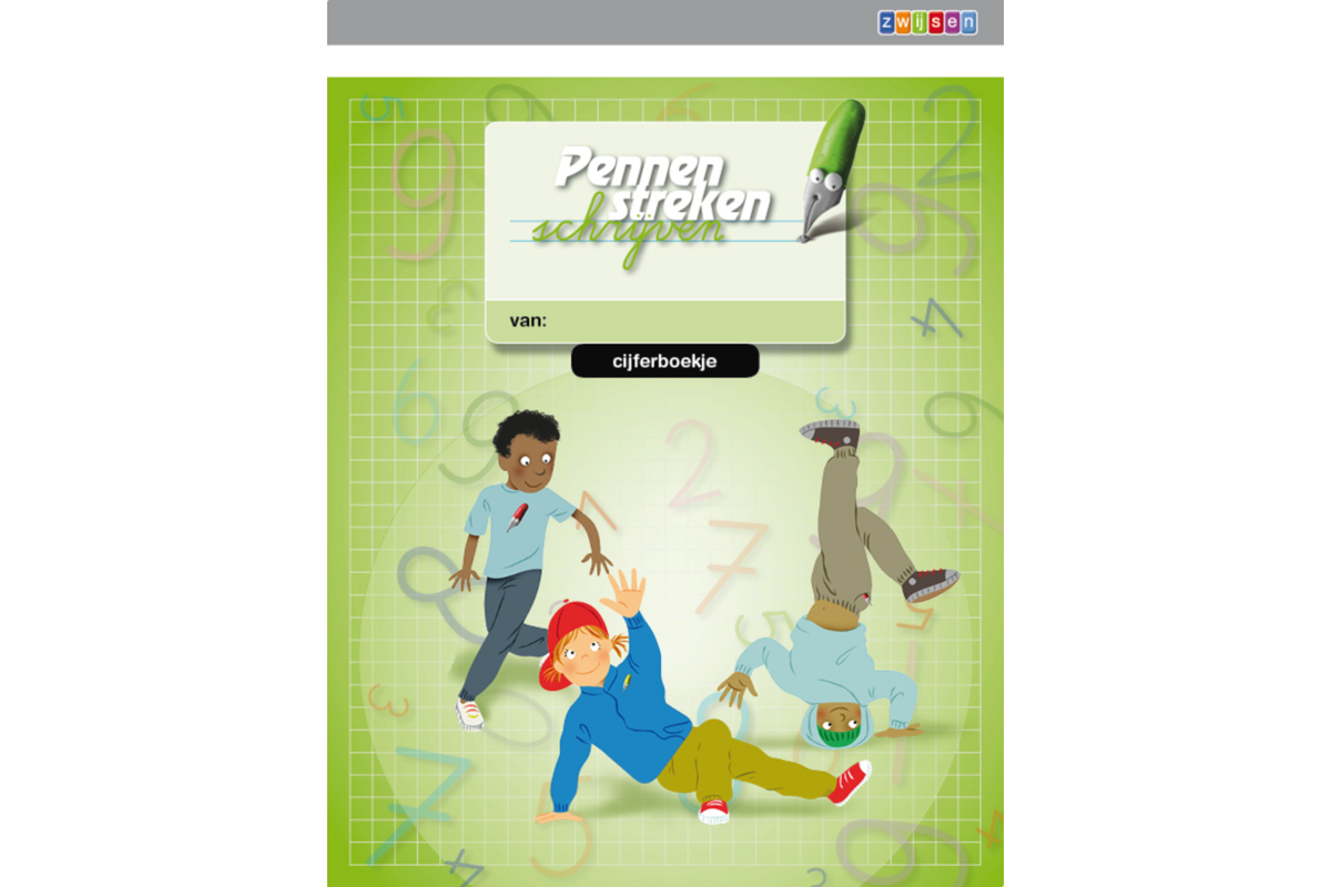 Pennenstreken 2 groep 3 - cijferboekje (5 stuks)