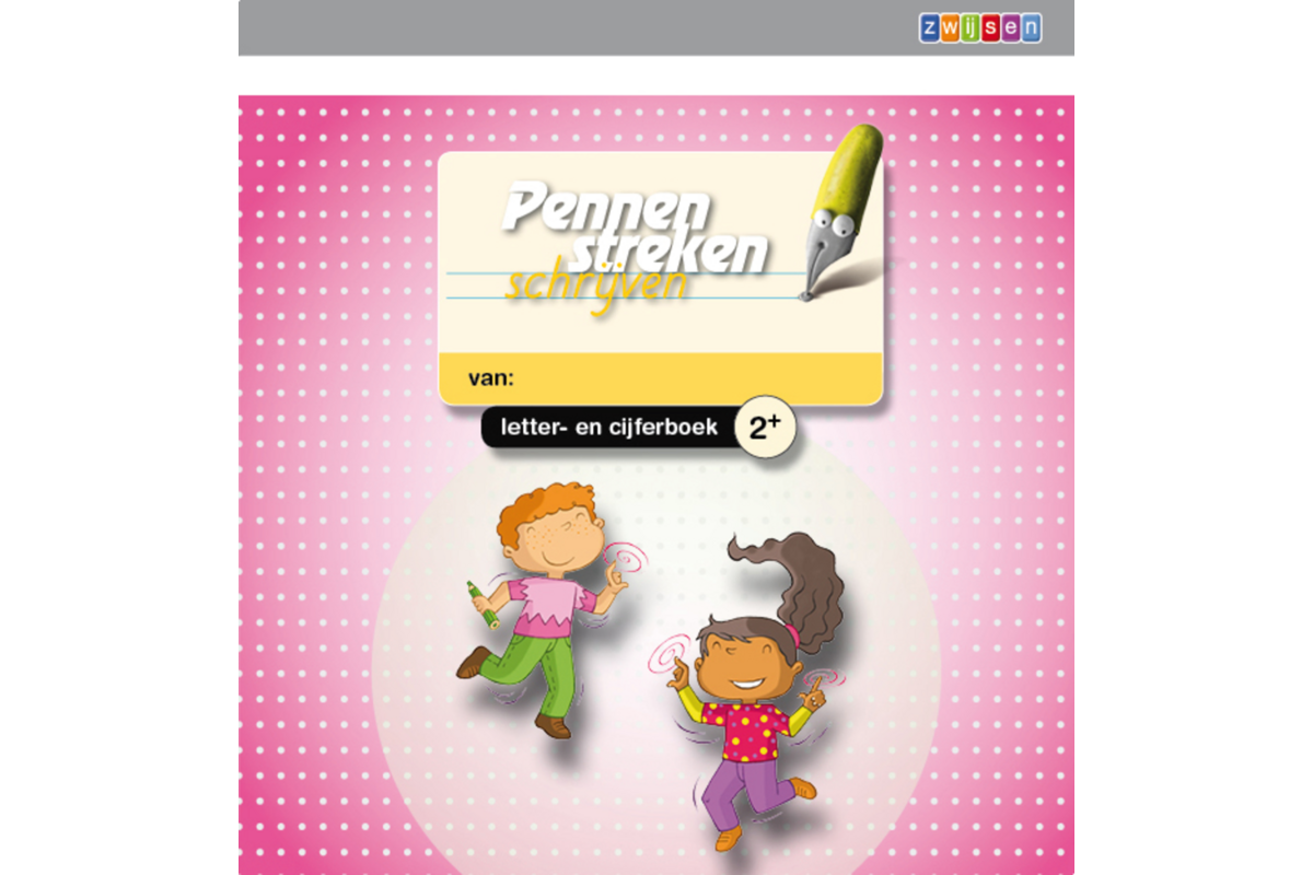 Pennenstreken 2 groep 1-2 - letter-en cijferboek (5 stuks)