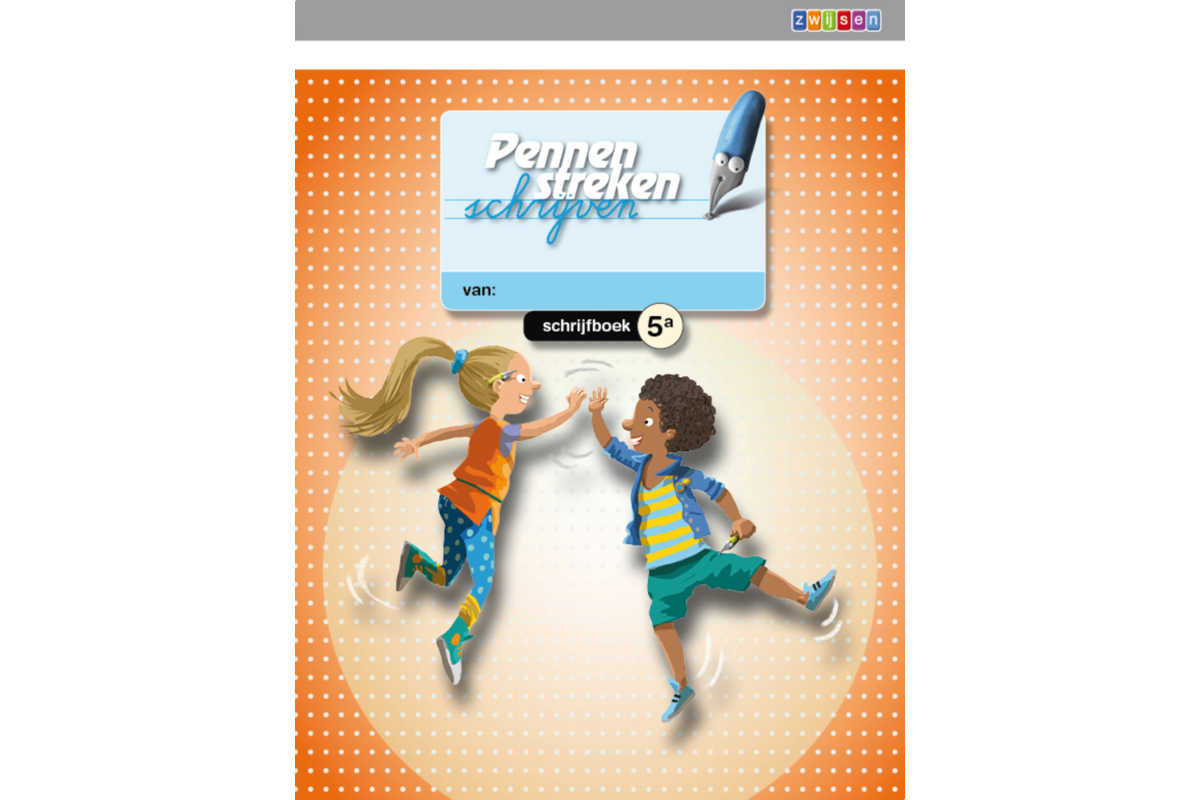 Pennenstreken 2 groep 5 - schrijfboek 5A verbonden schrift (5 stuks)
