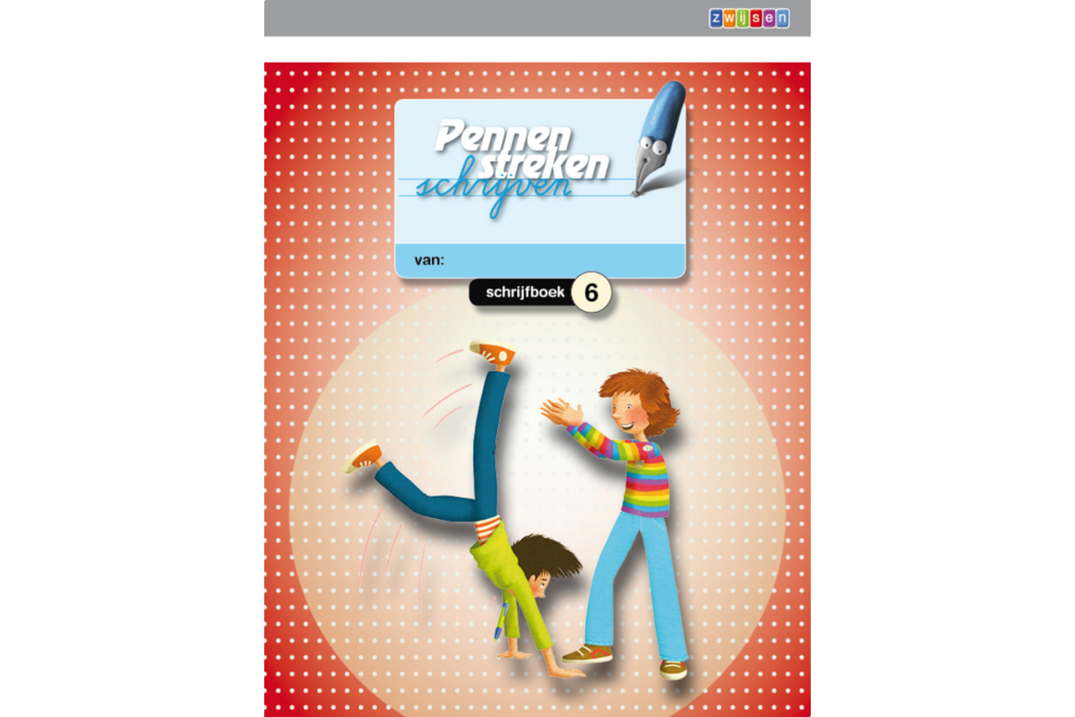 Pennenstreken 2 groep 6 - schrijfboek 6 verbonden schrift (5 stuks)