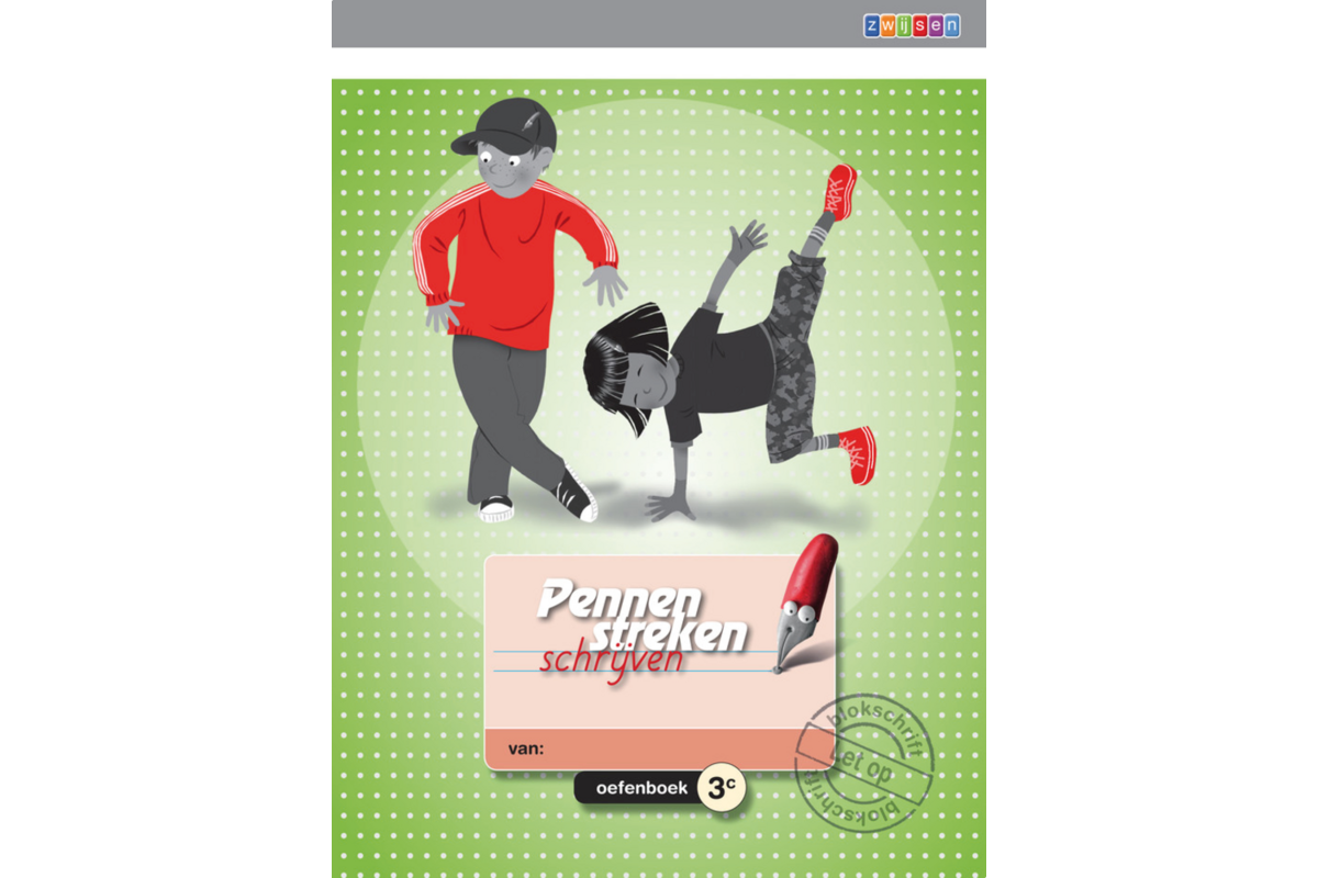 Pennenstreken 2 groep 3 - oefenboek 3C blokschrift (5 stuks)