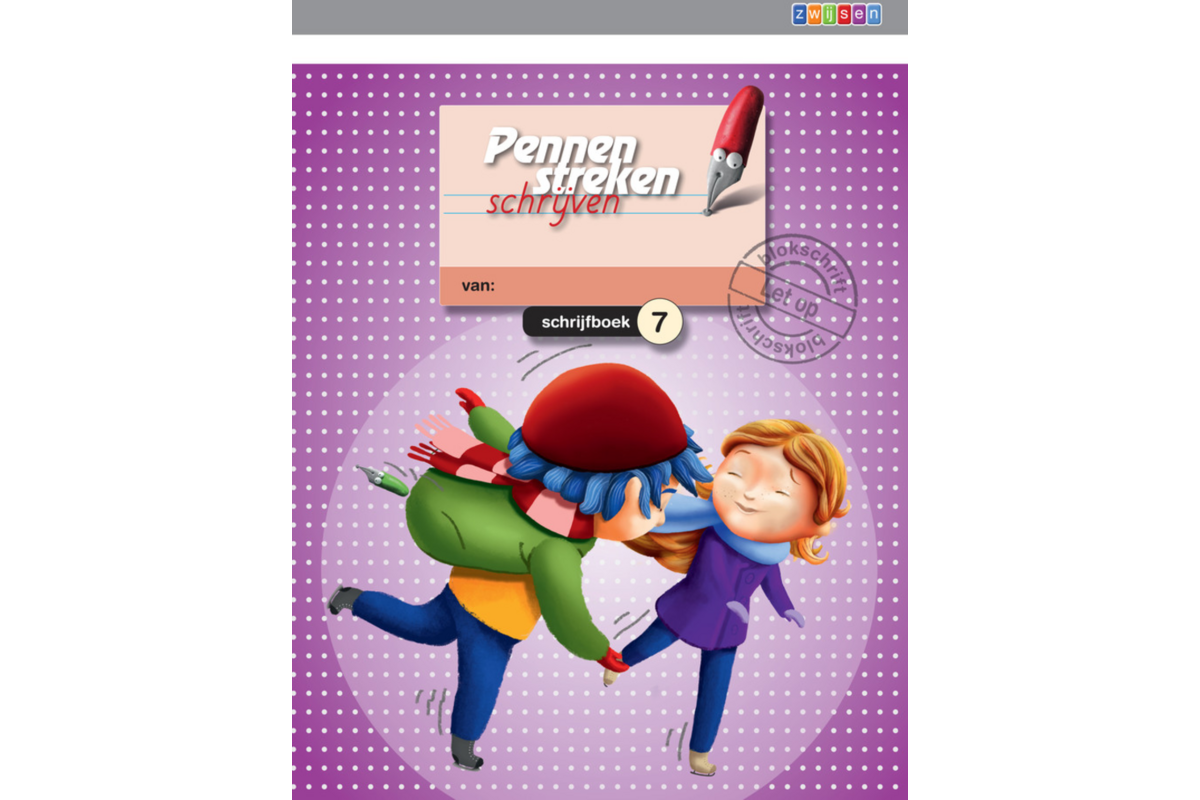 Pennenstreken 2 groep 7 - schrijfboek 7 blokschrift