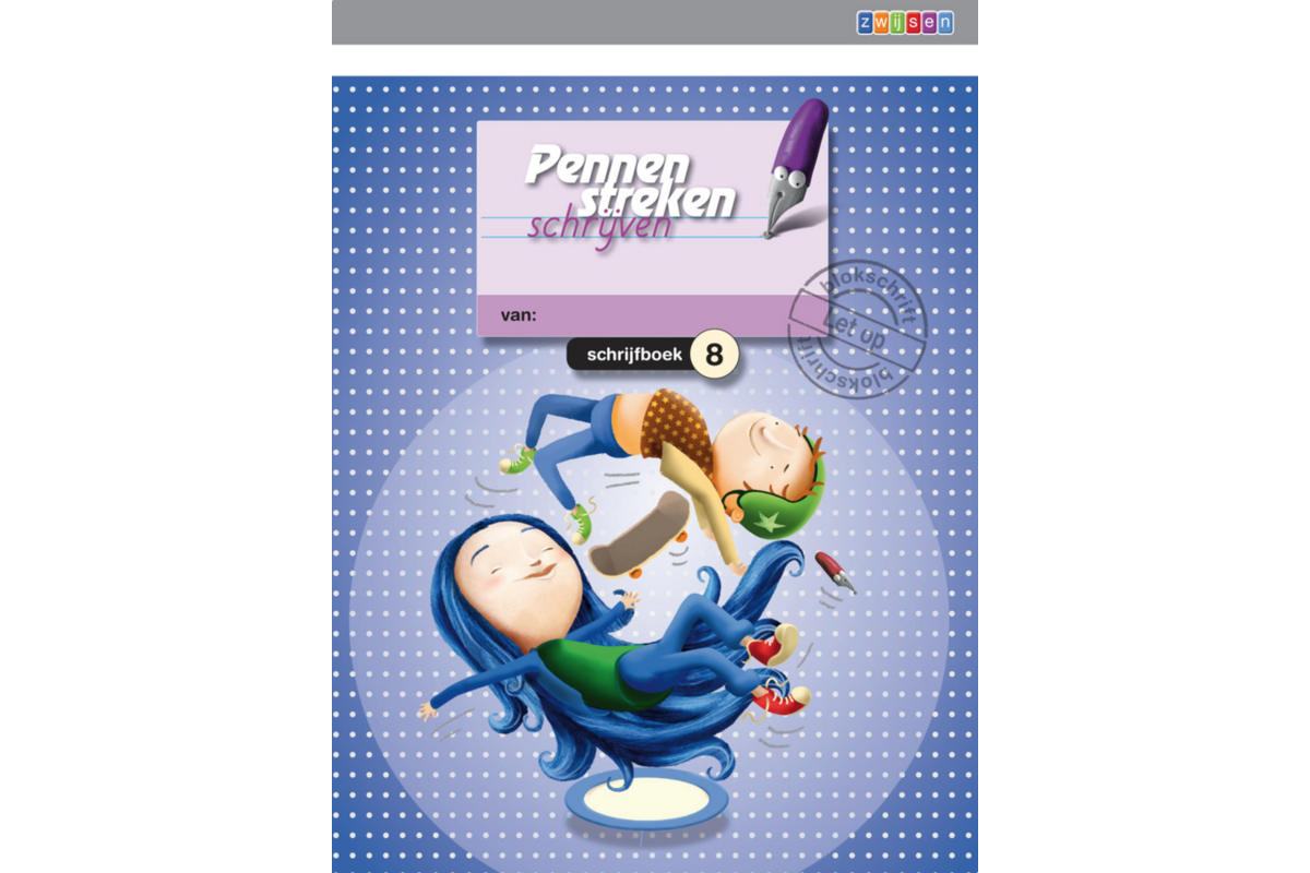 Pennenstreken 2 groep 8 - schrijfboek 8 blokschrift (5 stuks)