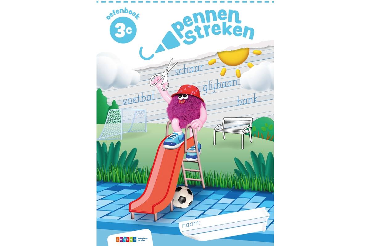 Pennenstreken 3 groep 3 oefenboek blokschrift 3C (5 stuks)