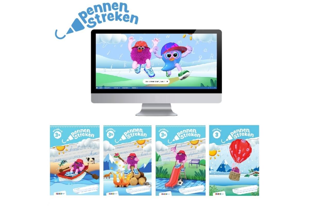Pennenstreken 3 Leerpakket BLOKSCHRIFT groep 3