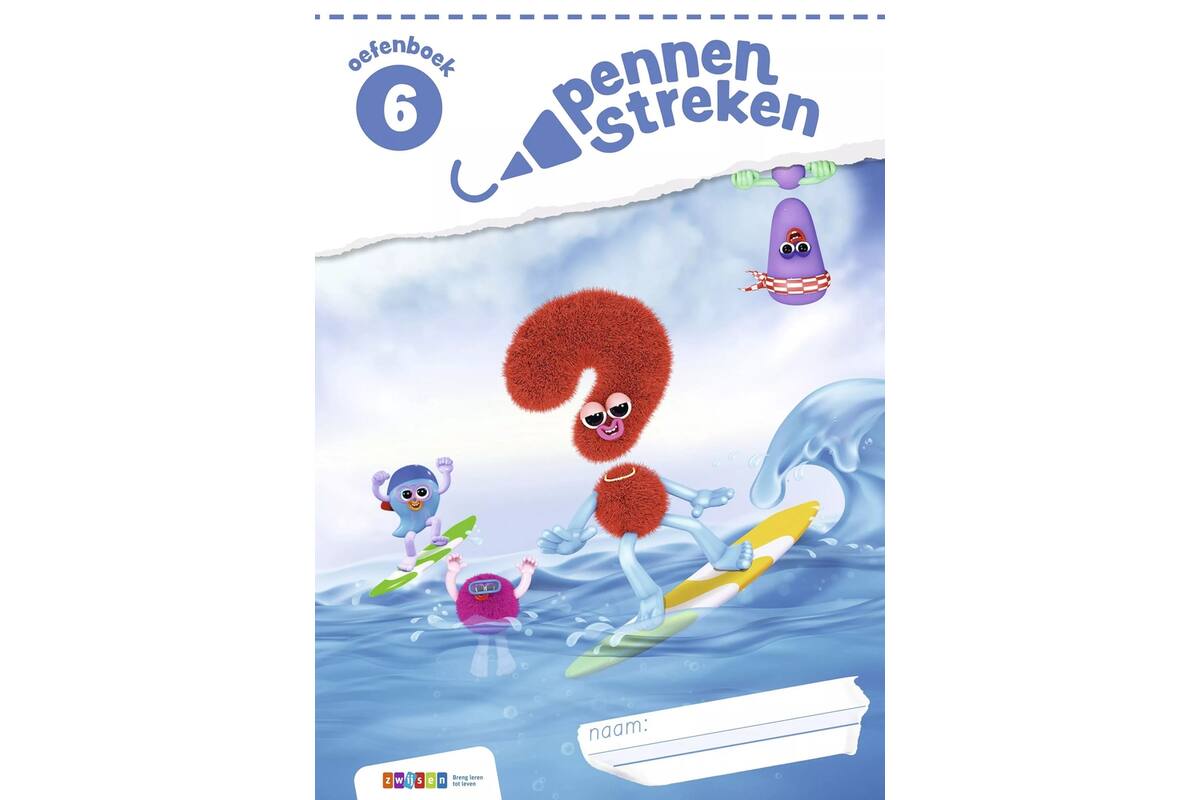 Pennenstreken 3 groep 6 oefenboek blokschrift (5 stuks)