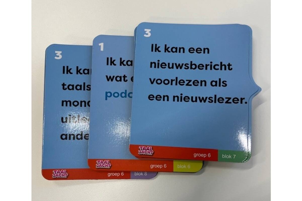 Taaljacht Taal groep 6 doelmagneten