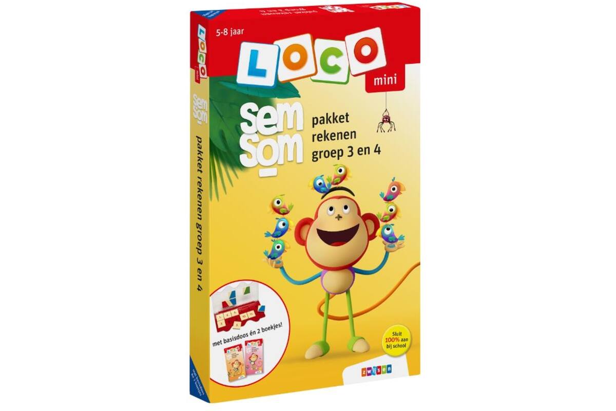 Loco Mini: Semsom pakket rekenen groep 3 en 4