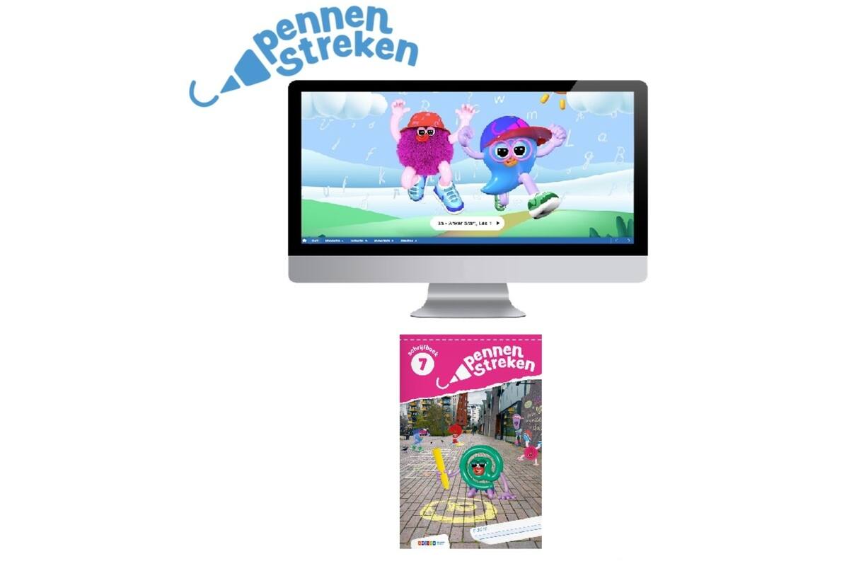 Pennenstreken 3 Leerpakket BLOKSCHRIFT groep 7