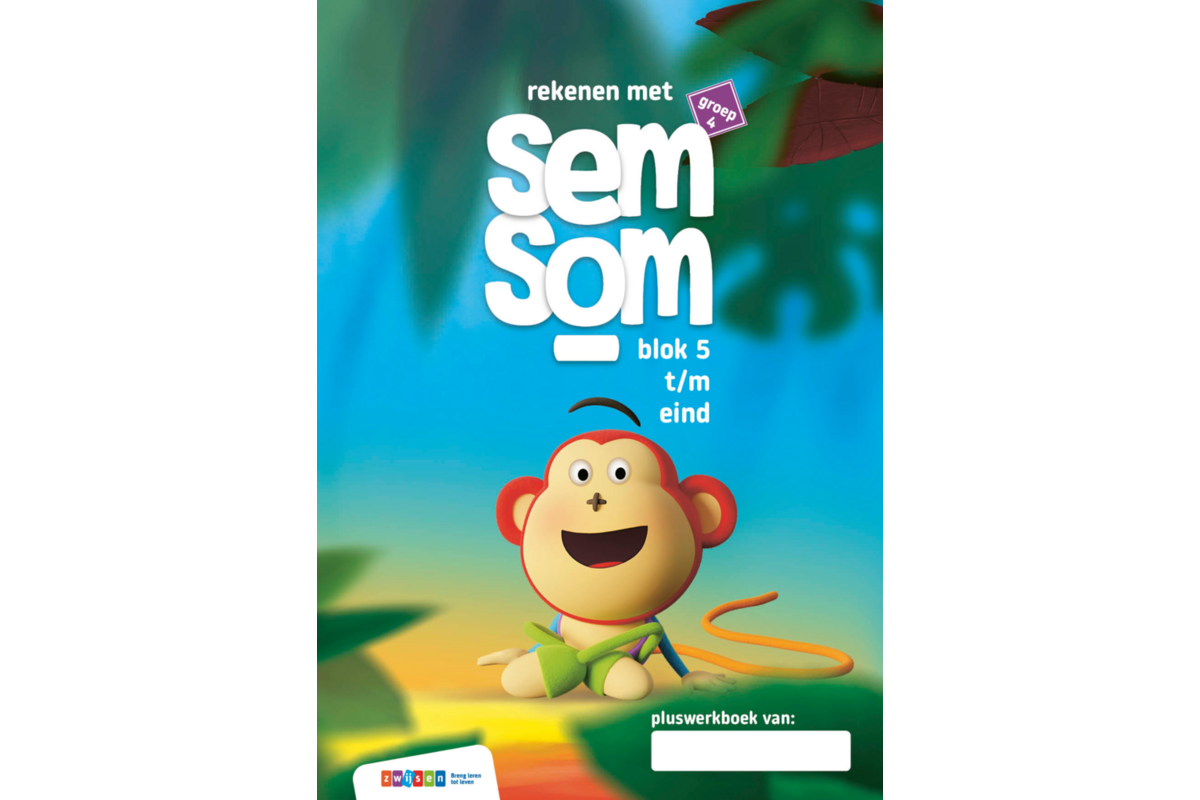 Semsom groep 4 werkboek plus deel 2 (5 stuks)