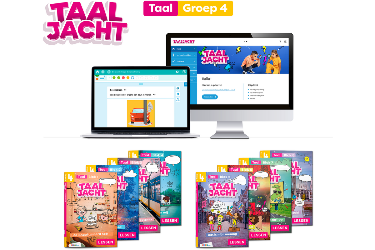 Taaljacht Taal Leerpakket groep 4