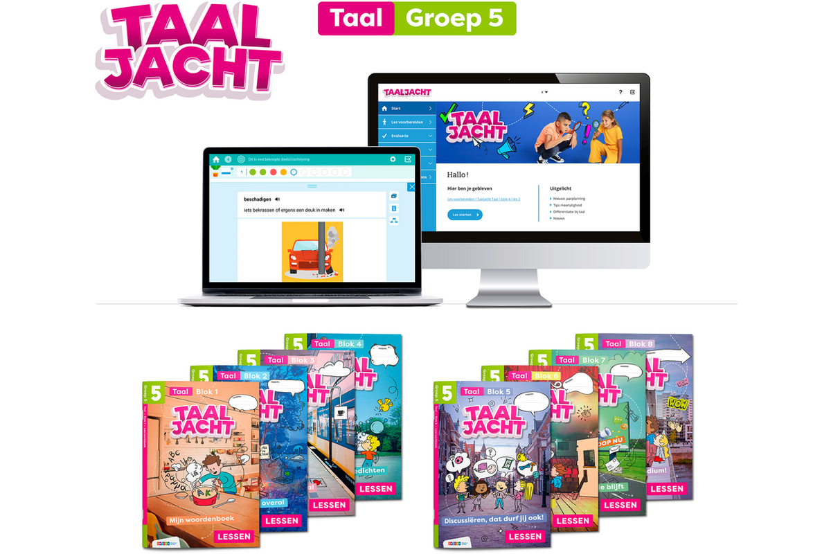 Taaljacht Taal Leerpakket groep 5
