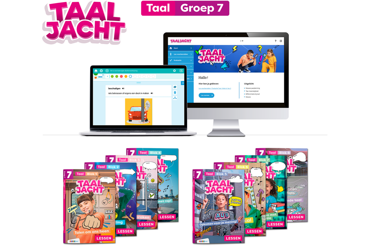 Taaljacht Taal Leerpakket groep 7