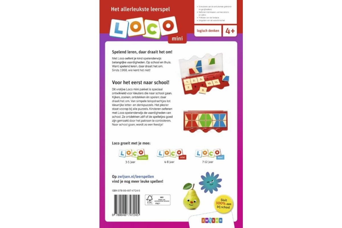 Loco Mini: pakket ik ga naar de kleuterklas