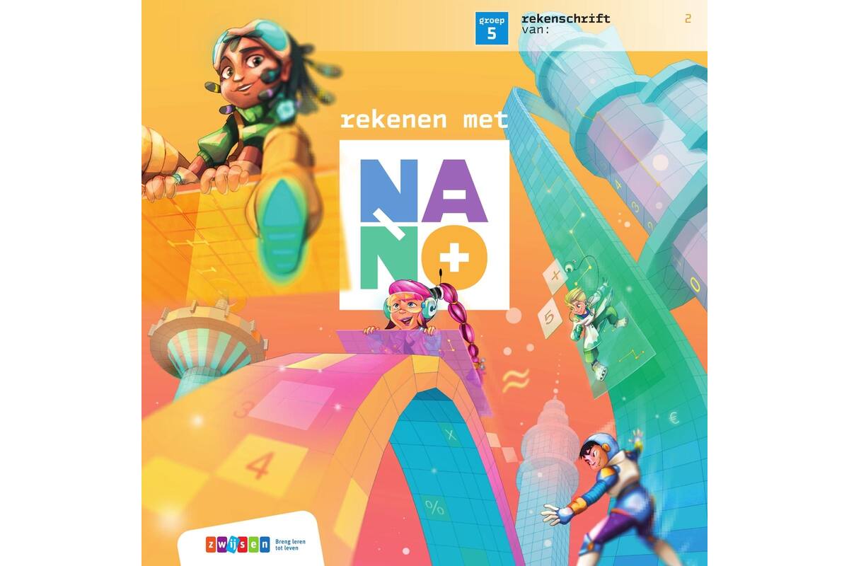 Nano groep 5 ruitjesschrift 2 (5 stuks)