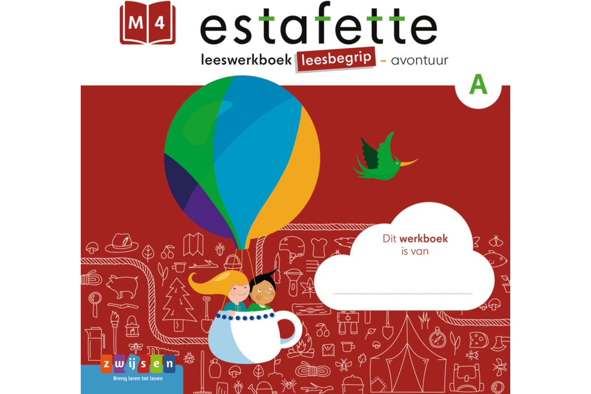 Estafette 3 leeswerkboek leesbegrip M4-A (5 stuks)