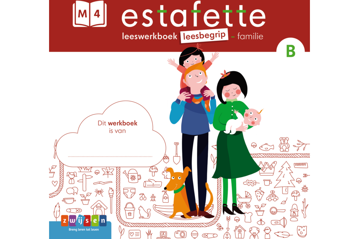 Estafette 3 leeswerkboek leesbegrip M4-B (5 stuks)