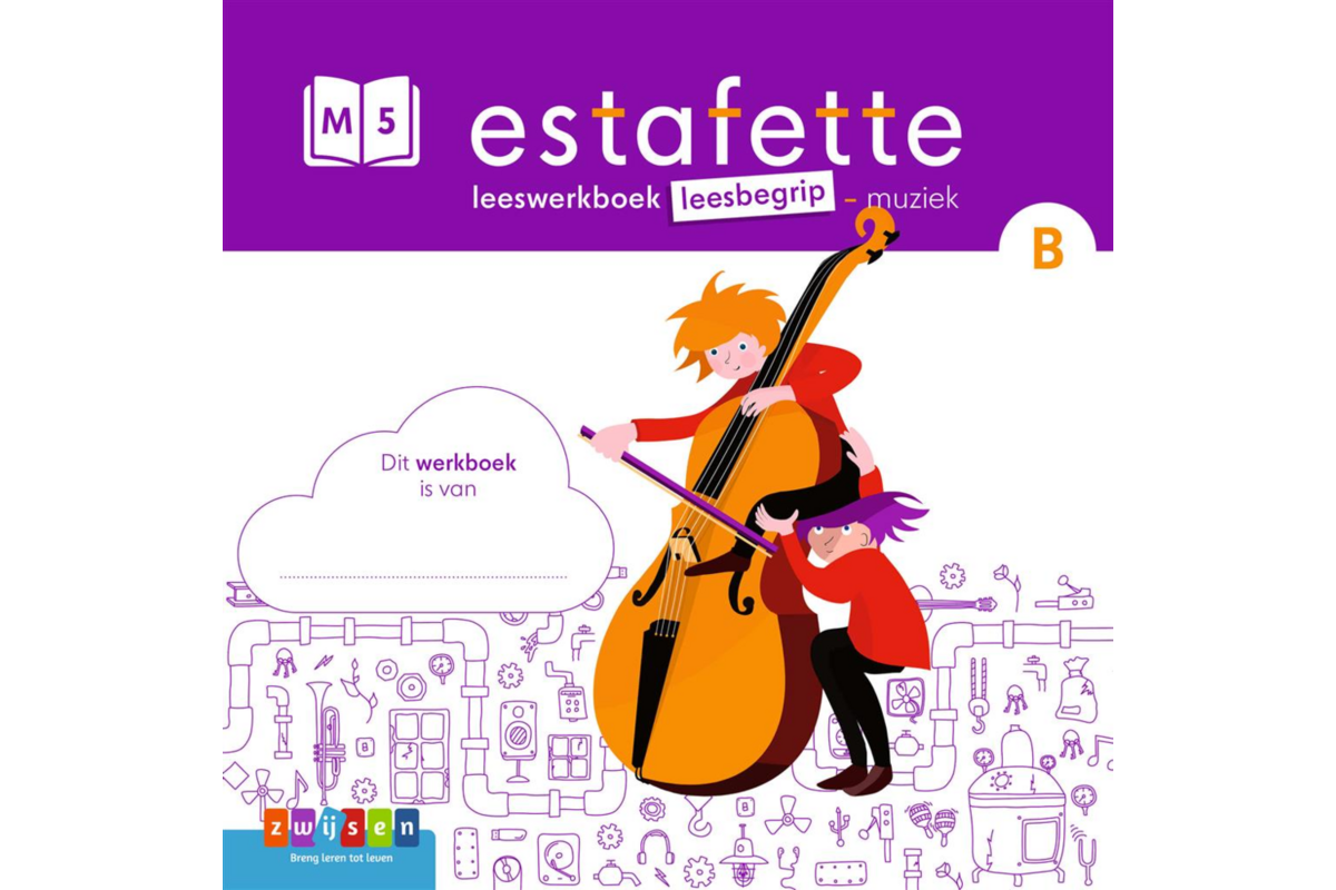 Estafette 3 leeswerkboek leesbegrip M5-B (5 stuks)