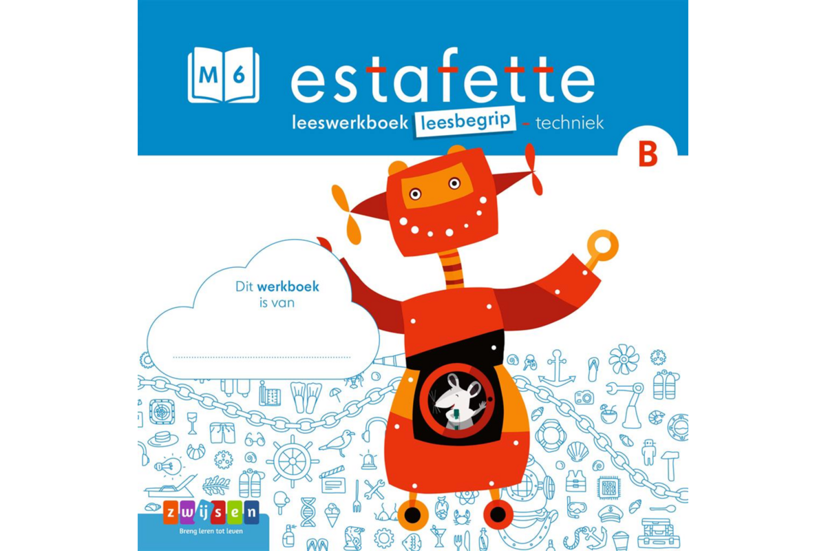 Estafette 3 leeswerkboek leesbegrip M6-B (5 stuks)