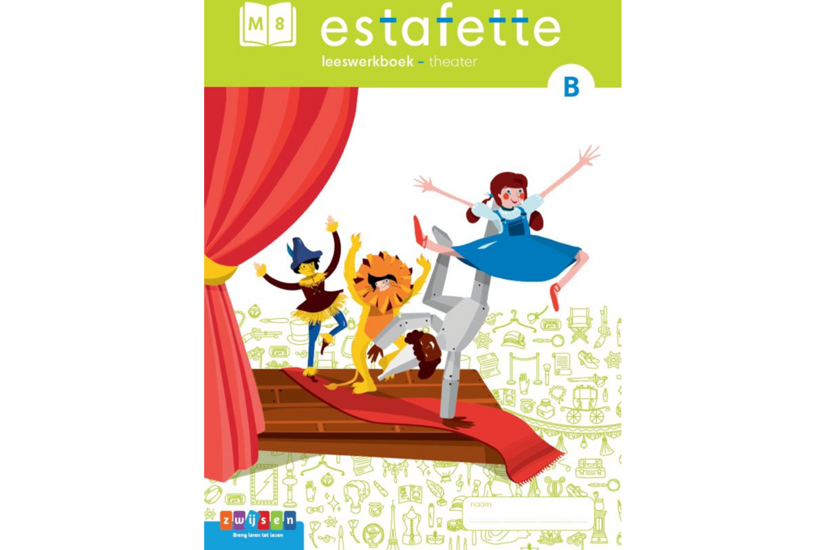 Estafette 3 leeswerkboek leesbegrip M8-B (5 stuks)