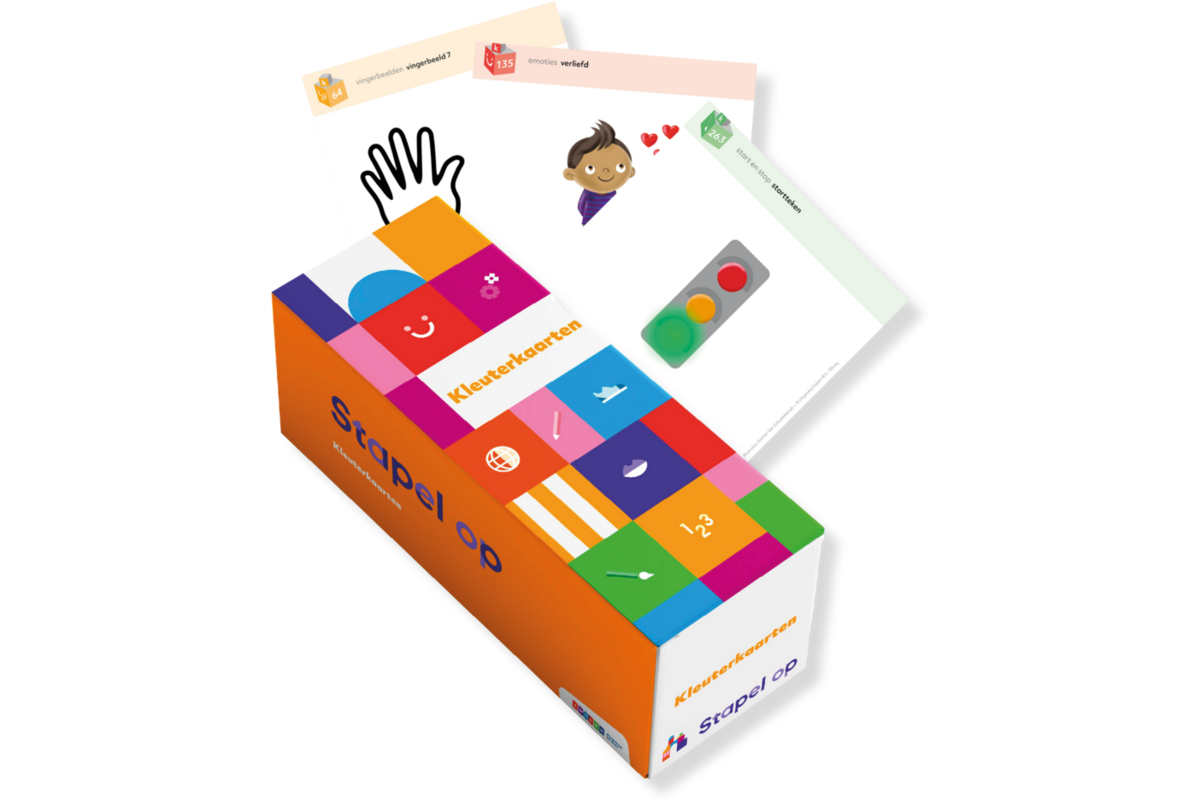 Stapel op groep 1-2 kleuterkaarten