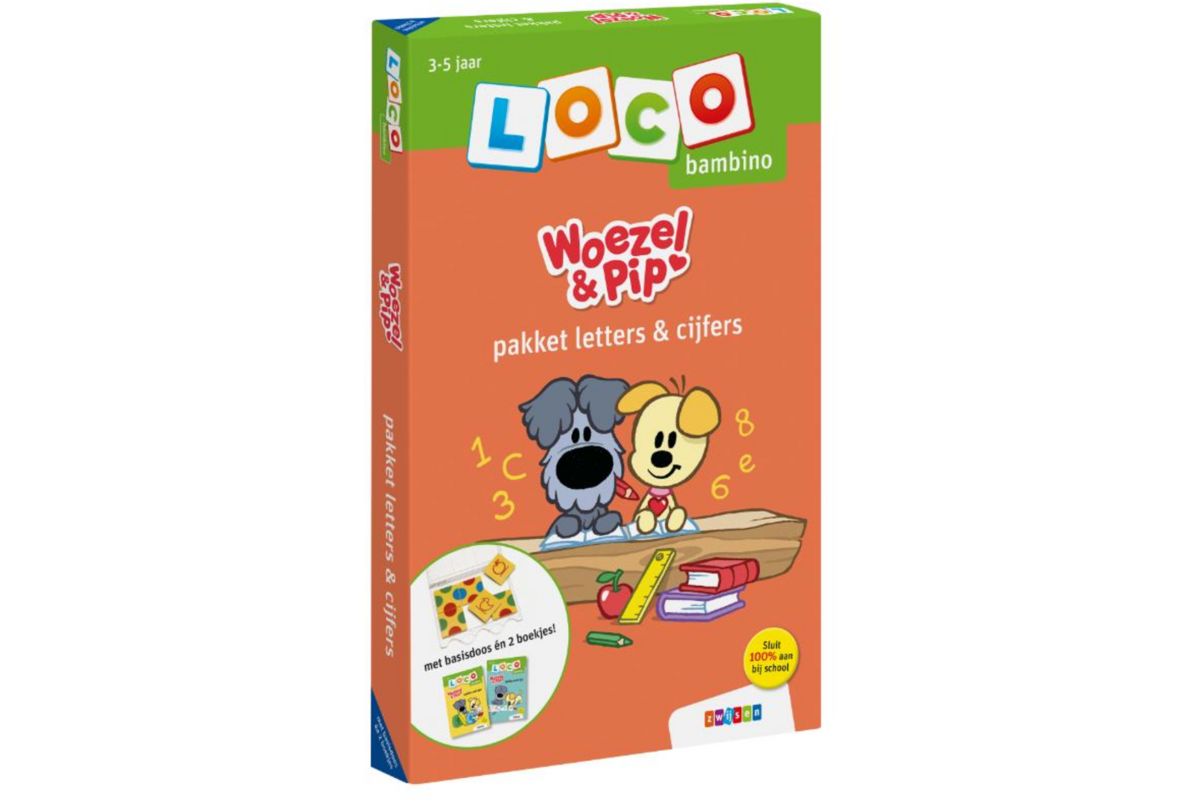 Loco Bambino: Woezel & Pip pakket letters en cijfers
