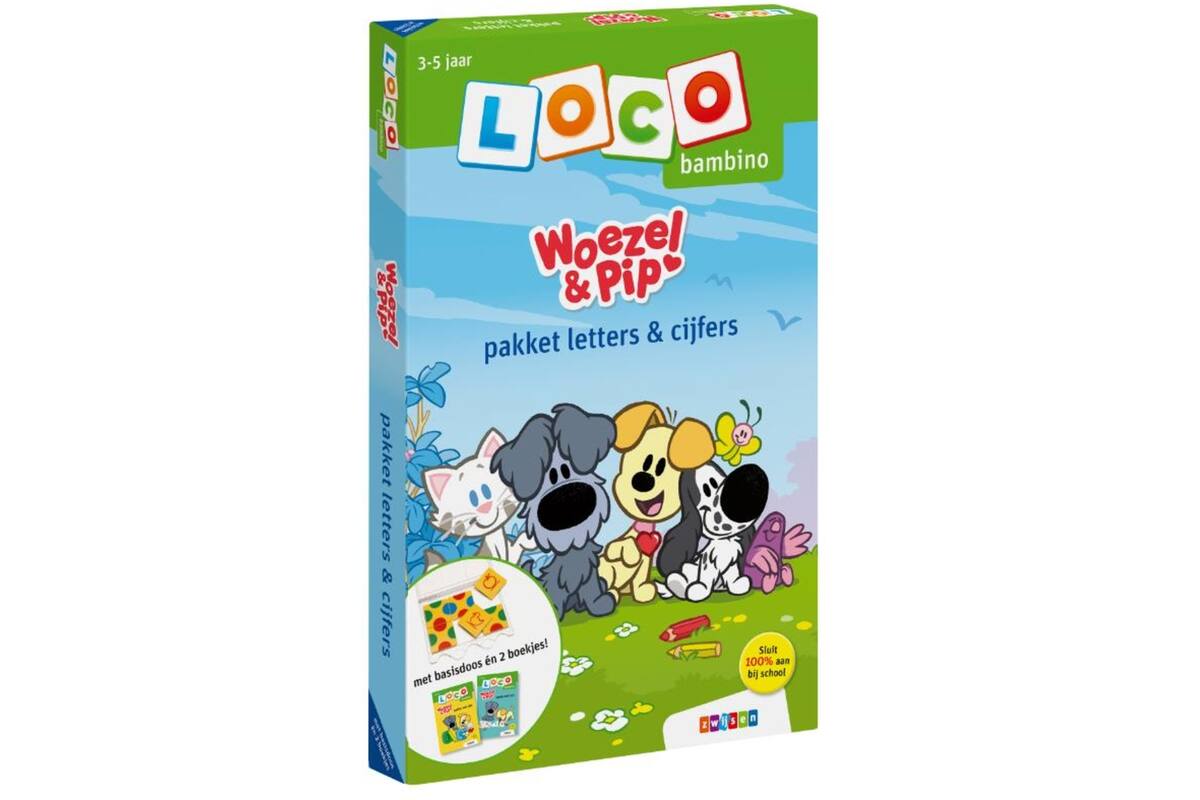 Loco Bambino: Woezel & Pip pakket letters & cijfers