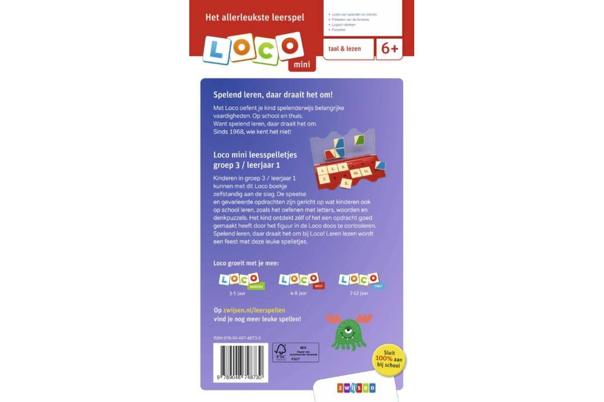 Loco Mini: leesspelletjes groep 3