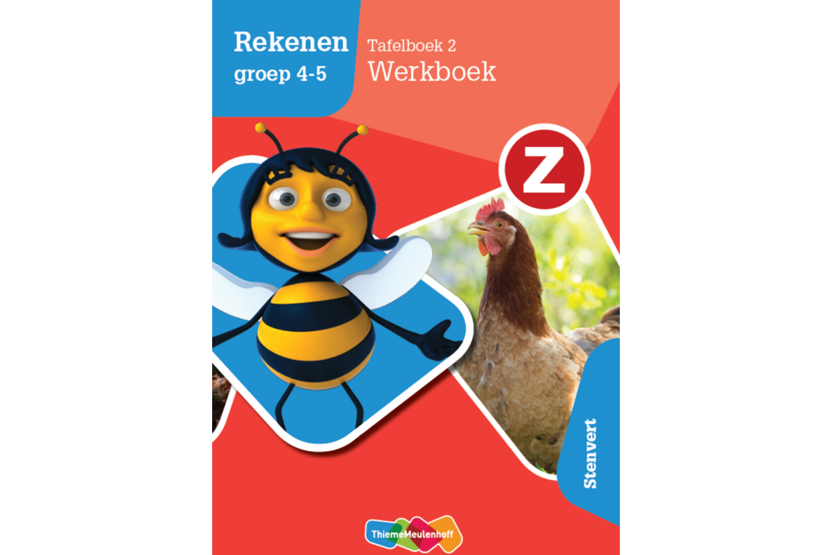 Z-Rekenen groep 4-5 Tafelboek 2 Werkboek - Stenvert