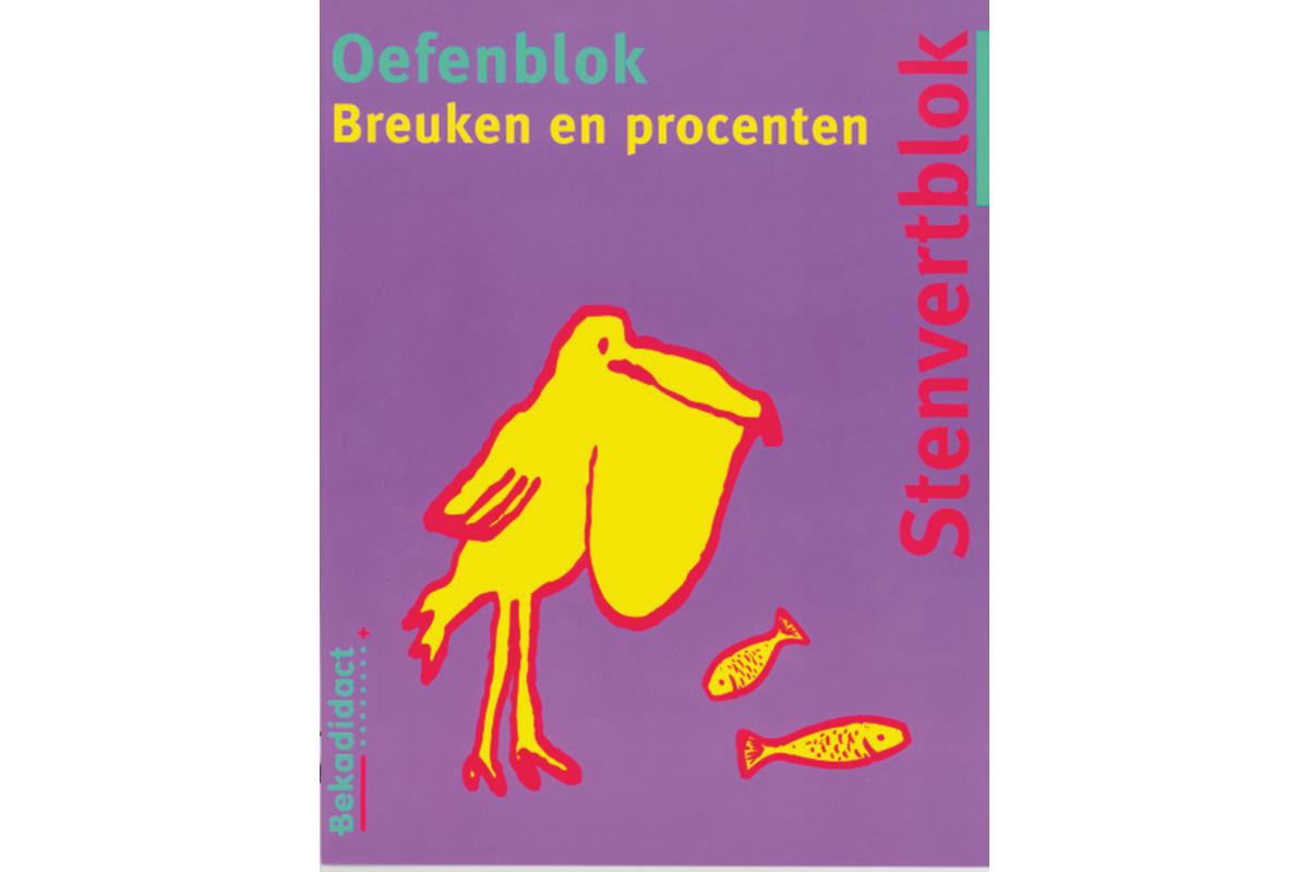 Oefenblok breuken/procenten groep 7-8 (5 stuks)