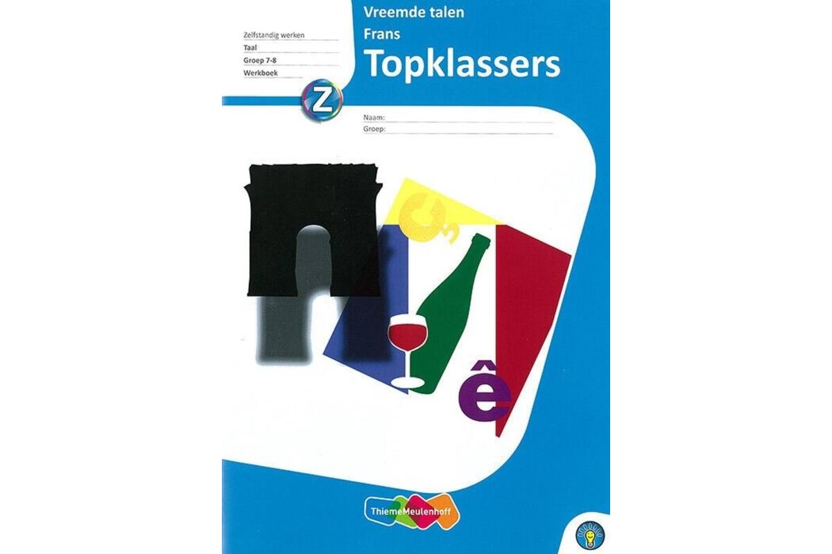 Topklassers groep 7-8 vreemde talen werkboek 2 Frans incl. cd (5 stuks)