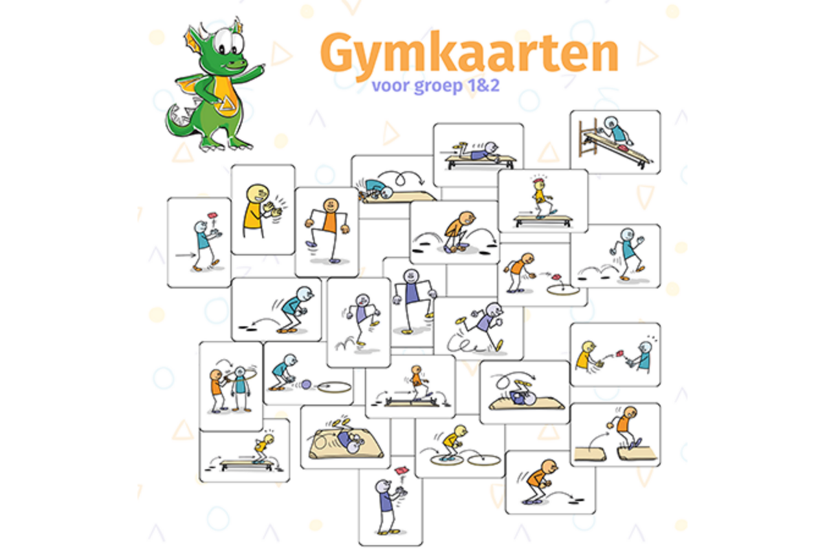 Delta.school (Delta de Draak) spelkaarten gym