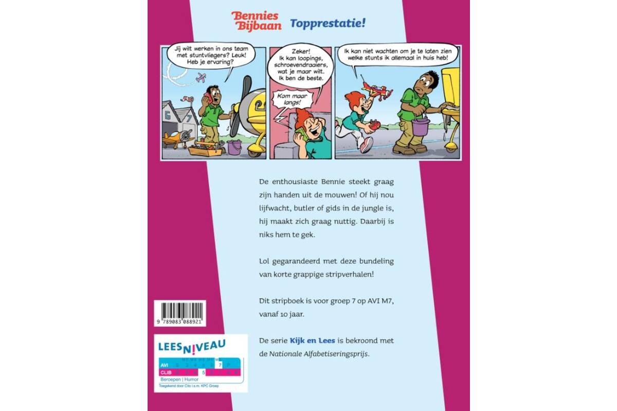Kijk en Lees - Bennies Bijbaan - Topprestatie!