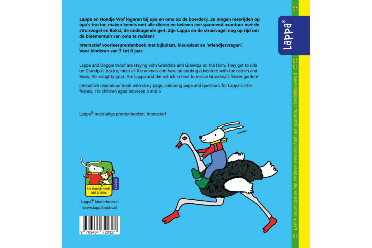 Lappa Kids - Lappa op de boerderij (Nederlands - Engels)