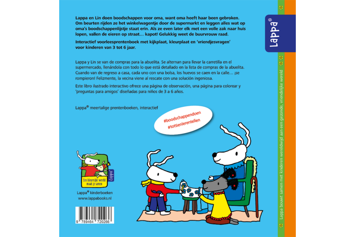 Lappa Kids - Lappa doet boodschappen (Nederlands - Spaans)