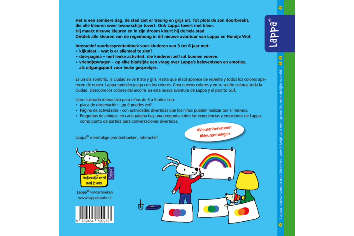 Lappa Kids - Lappa kleurt de stad (Nederlands - Spaans)